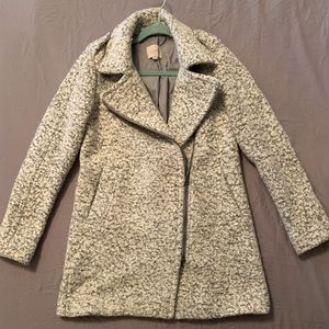 LOFT Heather Grey Winter Coat